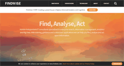 Desktop Screenshot of findwise.com